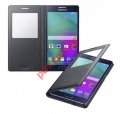 Original case S-View Black Samsung Galaxy A5 (A500F) EF-CA500BCE EU Blister
