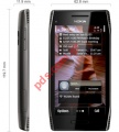 Nokia mobile phone X7-00 Dark steel