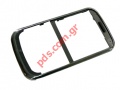 Original housing front cover Samsung GT S3350 Metallic Black Ch@t 335  (***without Display Glass***)