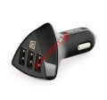 Car USB Adapter REMAX RCC-304 withh 3 places output 12V and 3 USB 5V (1A/1A/2A)