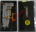 Original back cover body Nokia Lumia 900 in Black color