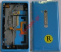 Original back cover body Nokia Lumia 900 in Cyan color