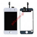 External Apple iPod touch 4 GN LCD and digitizer (OEM) complete set in white