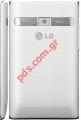 Original battery cover LG Optimus L3 E400 in White color