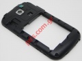 Original housing middle cover Samsung GT S3350 Ch@t 335 Black.