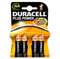 Battery Duracell Plus power AA LR6 MN1500 (Pack of 4) Blister
