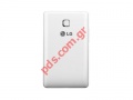 Original battery cover LG E430 Optimus L3 II in White color