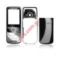 Housing cover set copy for Nokia 6700C Silver with keypad.