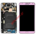 Original LCD set Samsung N9005 Galaxy Note 3 Pink Display with Touch Unit Digitizer 