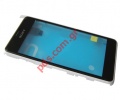 Original front cover set Sony Xperia 1 D2005 White with touch screen 