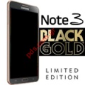   set Samsung N9005 Galaxy Note 3 Black Gold 