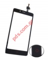   (OEM) ZTE Blade V220 Black 5.00 inch 2015 Version  Red Home Button   .