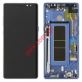 Original LCD set Black Samsung N950 Galaxy Note 8 (Service Pack) Display withTouch screen digitizer and frame Unit 