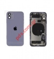 Original back cover Apple iPhone 11 A2221 (PULLED) Purple 6.1inch middle back battery cover frame some parts NO BATTERY