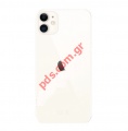 Back cover glass iPhone 11 White with camera len