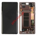 Original set LCD Cooper Samsung SM-N960 Galaxy Note 9 Touch Brown Gold screen and display