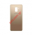 Battery cover (OEM) Samsung Galaxy A8 2018 SM-A530F Gold.
