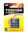Batterie Alkaline Toshiba HIGH POWER AAA LR03 4 pcs (LR03GCP BP-4) Blister
