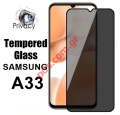   Samsung A336 Galaxy A33 5G PRIVACY Full Glue 0,33mm 5D tempered glass Blister