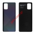 Battery cover Samsung A715 Galaxy A71 H.Q Black (NO PARTS)