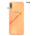 Back battery cover  Samsung A705 Galaxy A70 Orange HQ (NO PARTS)