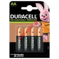 Rechargable battery Duracell 1300 mAh size AA Ni-MH 1.2V Pcs 4 with Box