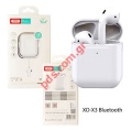 Wireless handsfree Bluetooth XO 03 TWS White stereo Box