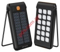   Power Bank 4Smarts Solar 10000mAH PD 18W   Flash Light   stand Black