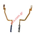  Flex cable fingerprint Xiaomi Redmi Note 9 PRO/9S Blue OEM    Bulk