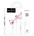  Hands Free Hoco M111 Pro Lightning 8 PIN Primero Series Earphones Stereo  1,2 White Box