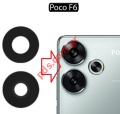    Xiaomi POCO F6 (24069PC21G) back camera glass set 2 pcs Bulk