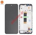   Xiaomi Redmi 12 4G (23053RN02Y) 2023 IPS Black Display Touch screen digitizer W/FRAME Bulk ORIGINAL