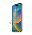   iPhone 16 (6.1inch) A3287 9H 3D 0.33mm Tempered glass Flat Clear Blister