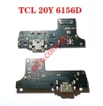    TCL 20Y (T6156D) Charge board Connector Port Microusb B & Microphone Bulk ORIGINAL