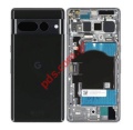    Google Pixel 7 Pro (GP4BC, GE2AE) Rear Housing (GRADE A) Black    Bulk Disassembled 