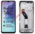   Xiaomi Redmi 14C (23100RN82L) 2024 Black W/Frame Display IPS OEM LCD + Touch screen Digitizer Bulk