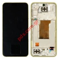   Samsung Galaxy A35 5G 2024 SM-A356 Yellow W/FRAME Display AMOLED LCD Touch screen Digitizer SVP Box ORIGINAL