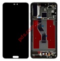   Huawei P20 Pro (CLT-L29) OEM Black FRAME Display OLED Touch screen digitizer (ME ) 