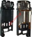 Original middle frame housing chassis NOKIA 8910, 8910i with parts roller system