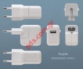 Original Mini Travel Charger Apple MD836Z (A1401) iPad, iPhone 2G, 3G, 3GS, 4G and iPod whith Auto-Off input 100-240V. 