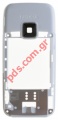Original Nokia E65 middle frame back cover white