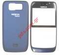 Original Nokia E63 Front Cover and Battery cover ultramarine blue 