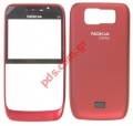 Original Nokia E63 Front Cover and Battery cover Ruby red