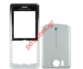 Original housing SonyEricsson S312 Front and battery cover silver color