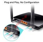 Desktop Router TP-Link TL-MR6500v v2.0, N300 4G LTE Voice and internet VoLTE/CSFB/VoIP WiFi Black Box